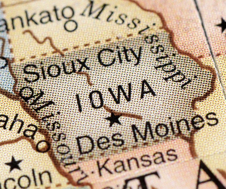 image of map with iowa featured for Mount Ayr auction