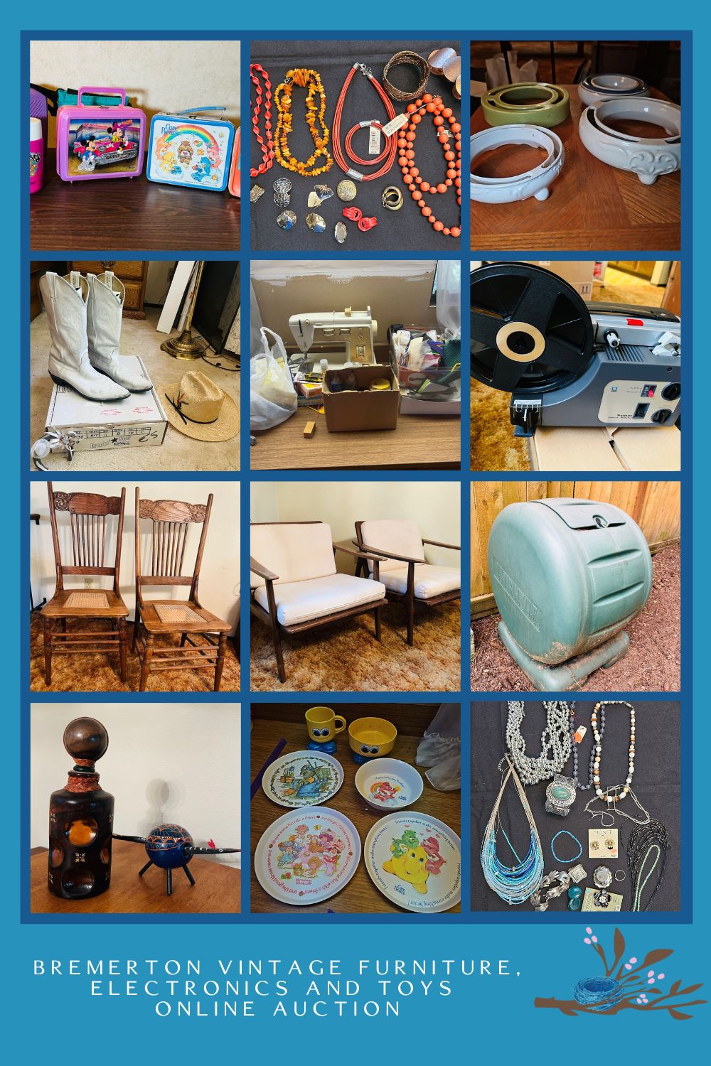 Bremerton Vintage Furniture, Electronics and Toys Online Auction
