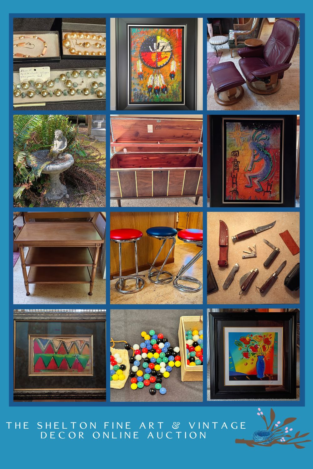 The Shelton Fine Art & Vintage Decor Online Auction