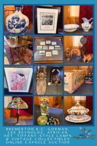 Bremerton R.C. Gorman, Lee Reynolds, African Art, Tiffany-Style Lamps & Vintage Collectibles Online Capsule Auction